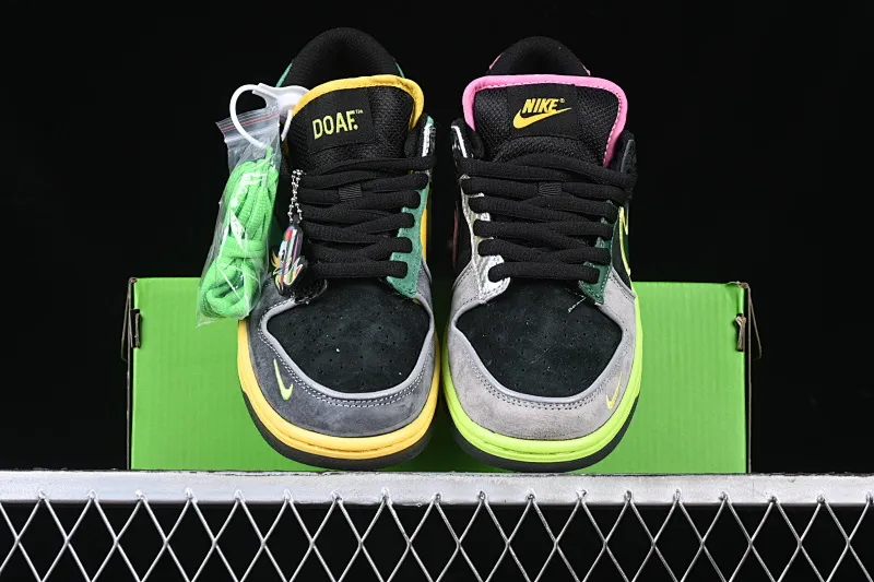 All categories Nk SB Dunk series Nk SB Dunk Low low-top sneakers Nk Dunk Low "What The Ducks" Oregon State Football Ducks low-top cultural casual sneakers HV1454-001